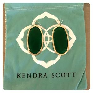 Kendra Scott Danielle Earrings in Green
